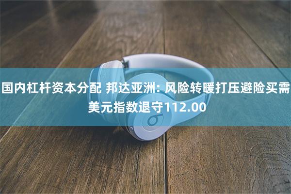 国内杠杆资本分配 邦达亚洲: 风险转暖打压避险买需 美元指数退守112.00